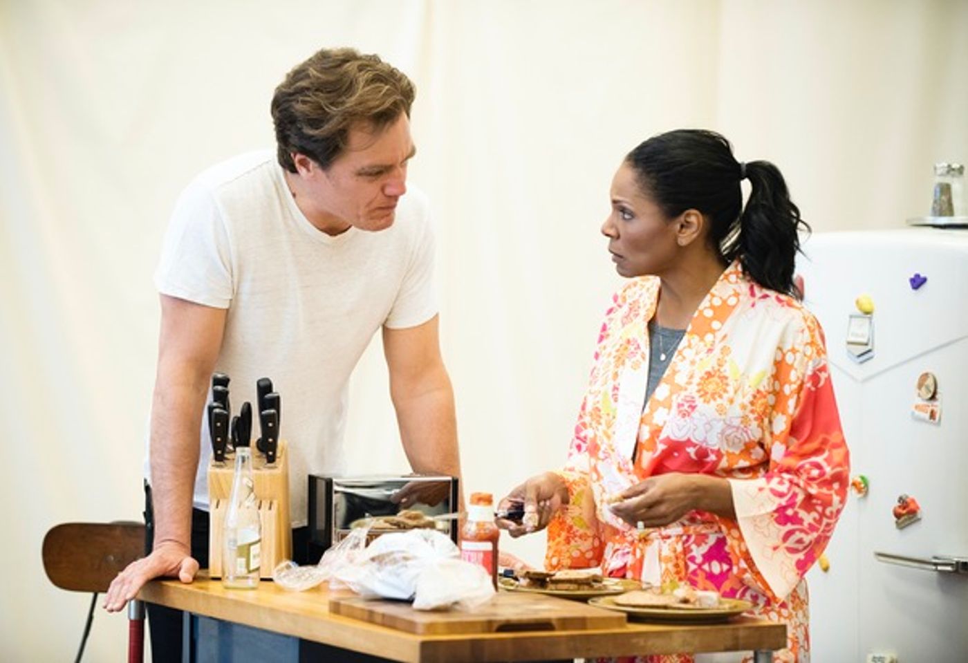 Photo Flash: Audra McDonald and Michael Shannon Rehearse for FRANKIE & JOHNNY IN THE CLAIR DE LUNE  Image