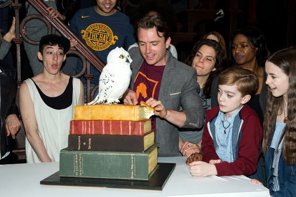 James Snyder and cast members of HARRY POTTER AND THE CURSED CHILD Photo