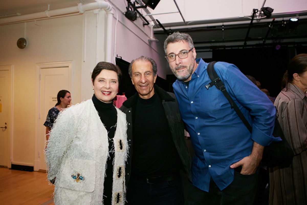 Isabella Rossellini, Sasson Gabay & Orin Wolf at 