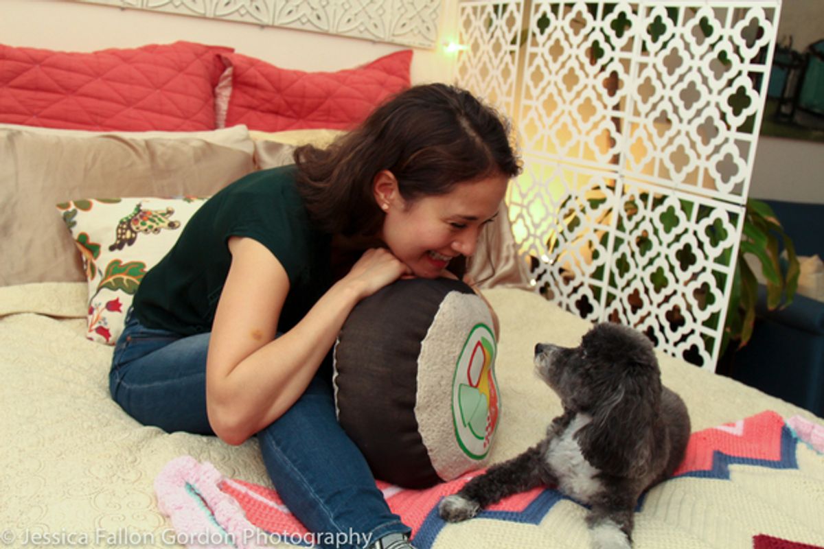 Mia Belle and Ali Ewoldt at 