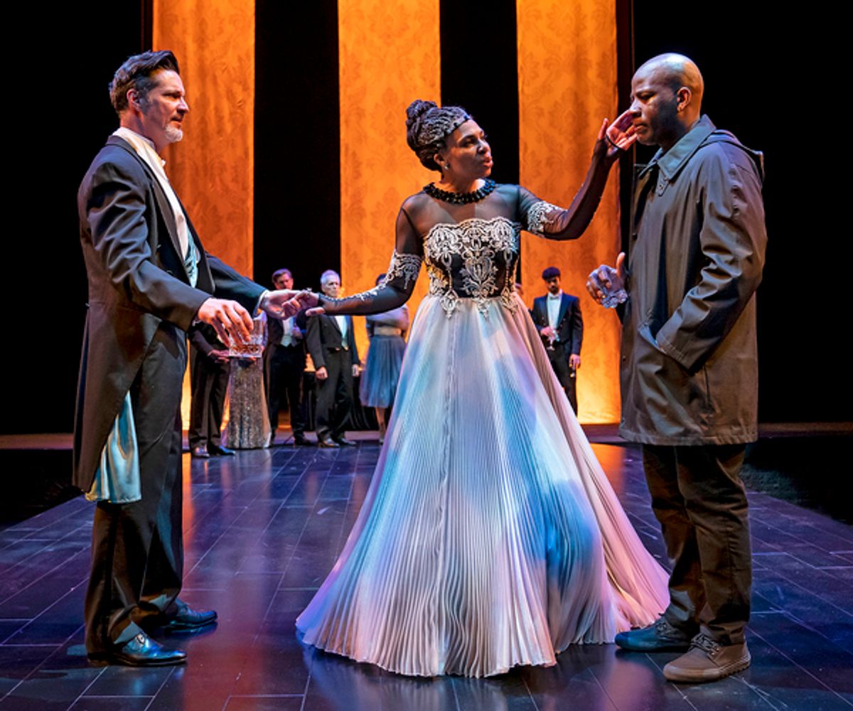 Karen Aldridge, Maurice Jones, Tim Decker at 