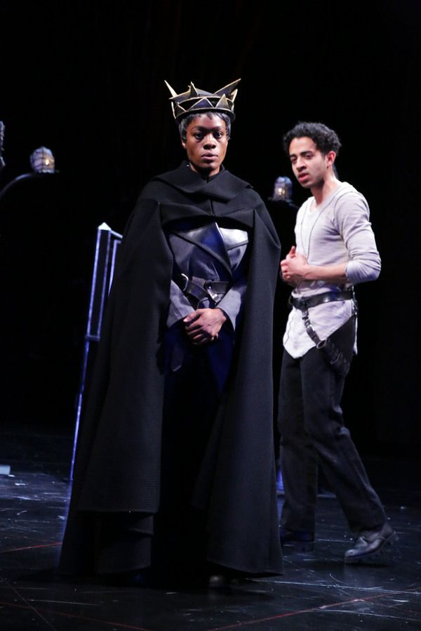 Aaliyah Habeeb (King Henry) and Sebastian Nagpal (Hal) Photo
