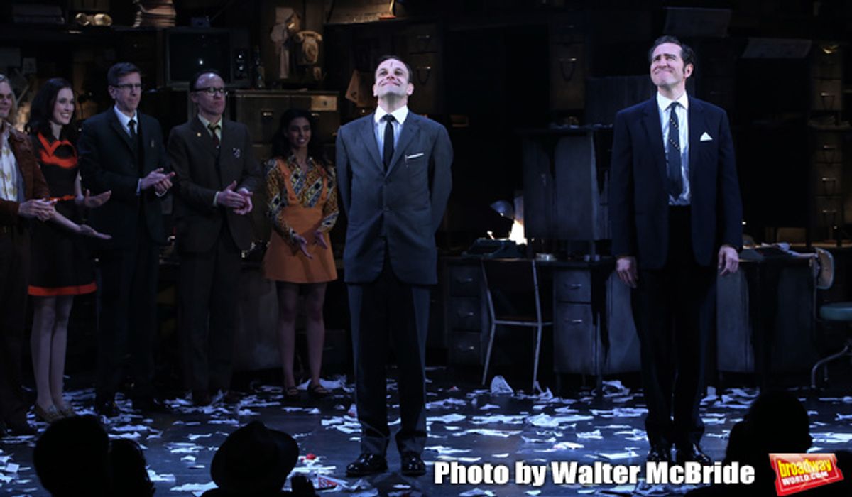 Johnny Lee Miller and Bertie Carvel  at 