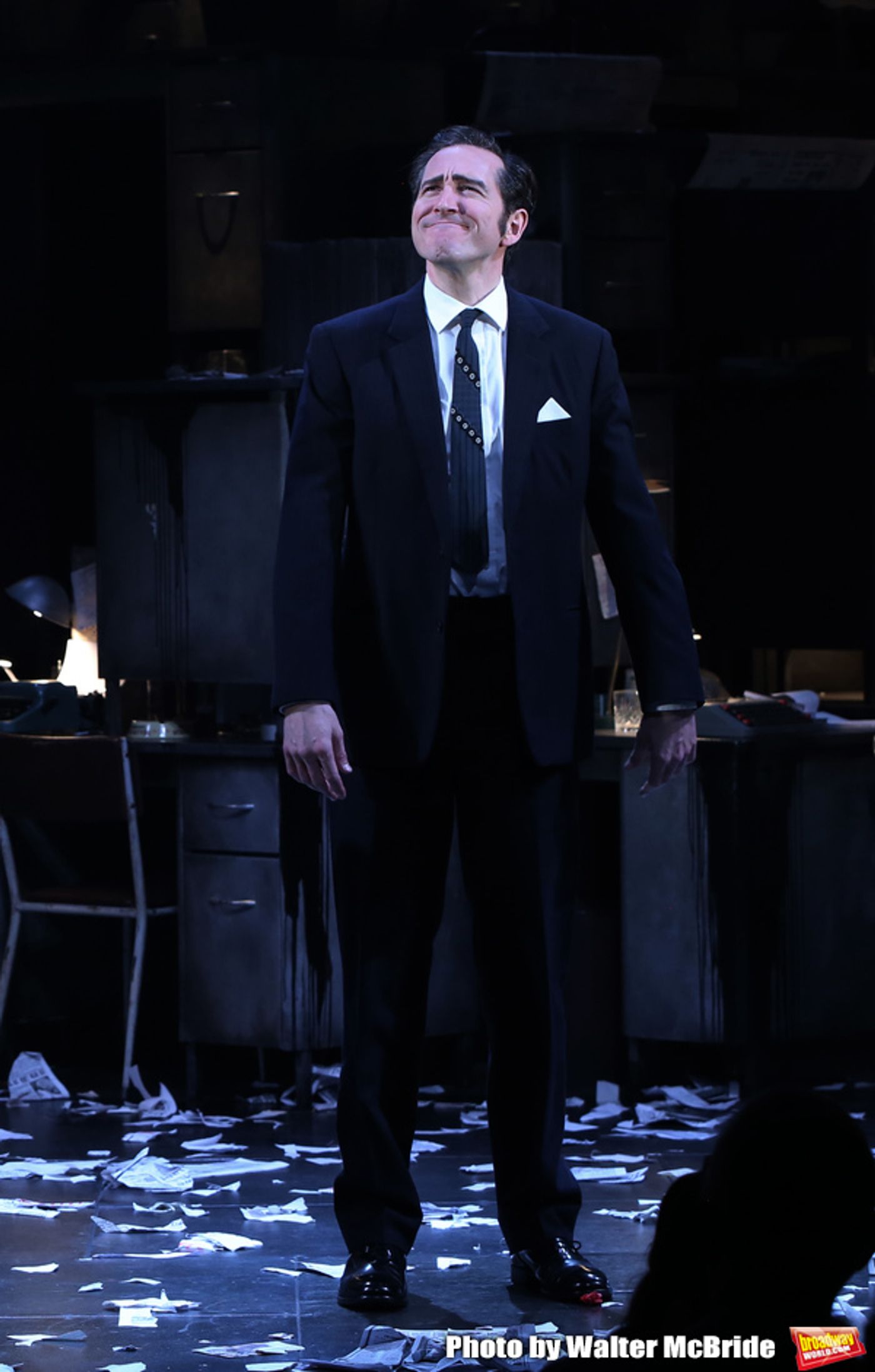 Photo Coverage: Johnny Lee Miller, Bertie Carvel, and the Cast of INK Takes Their Opening Night Bows!  Image