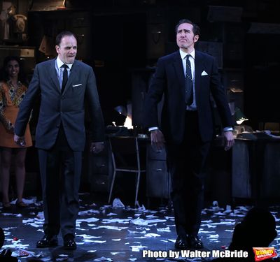 Johnny Lee Miller and Bertie Carvel Photo