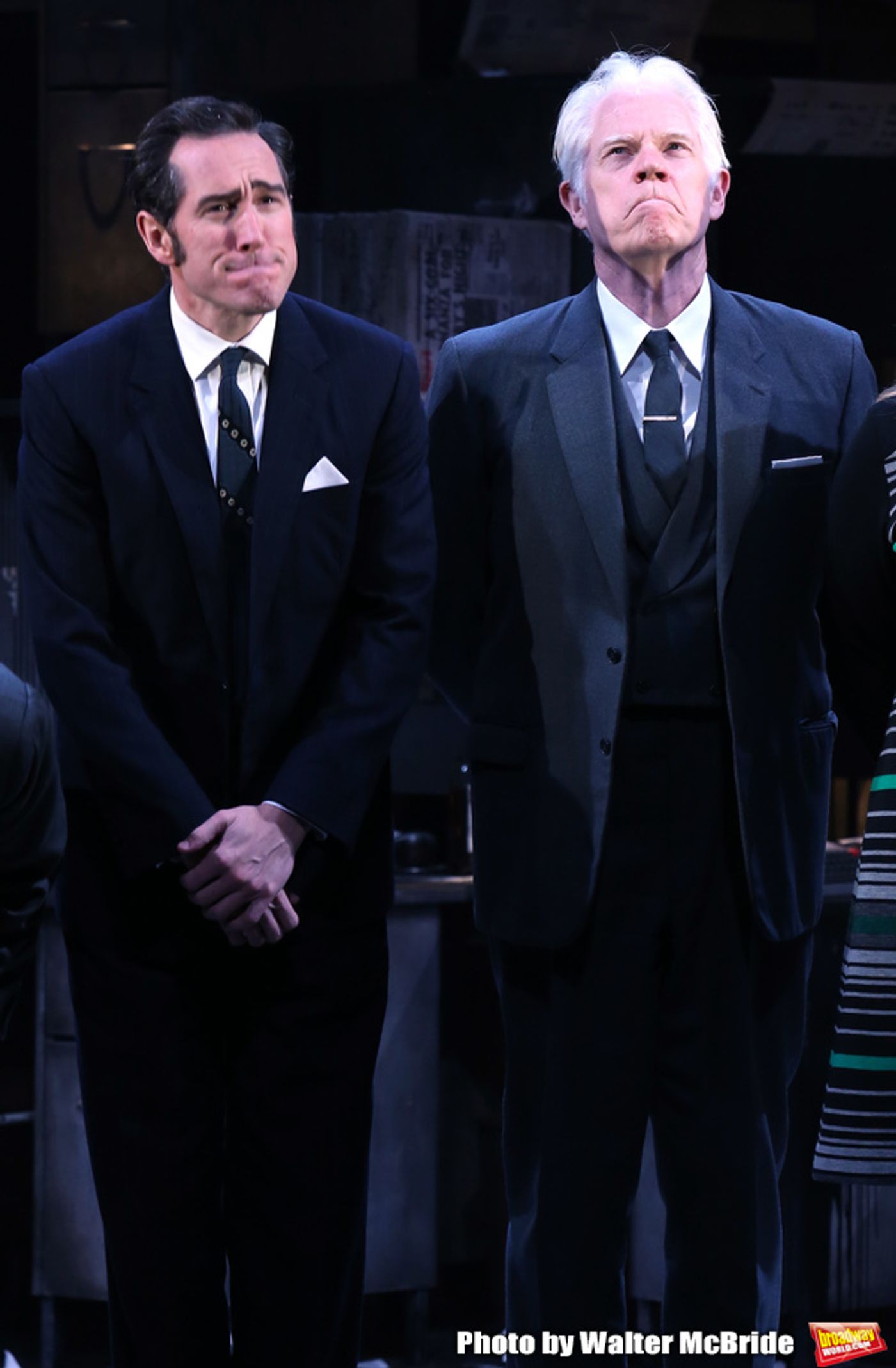 Photo Coverage: Johnny Lee Miller, Bertie Carvel, and the Cast of INK Takes Their Opening Night Bows!  Image