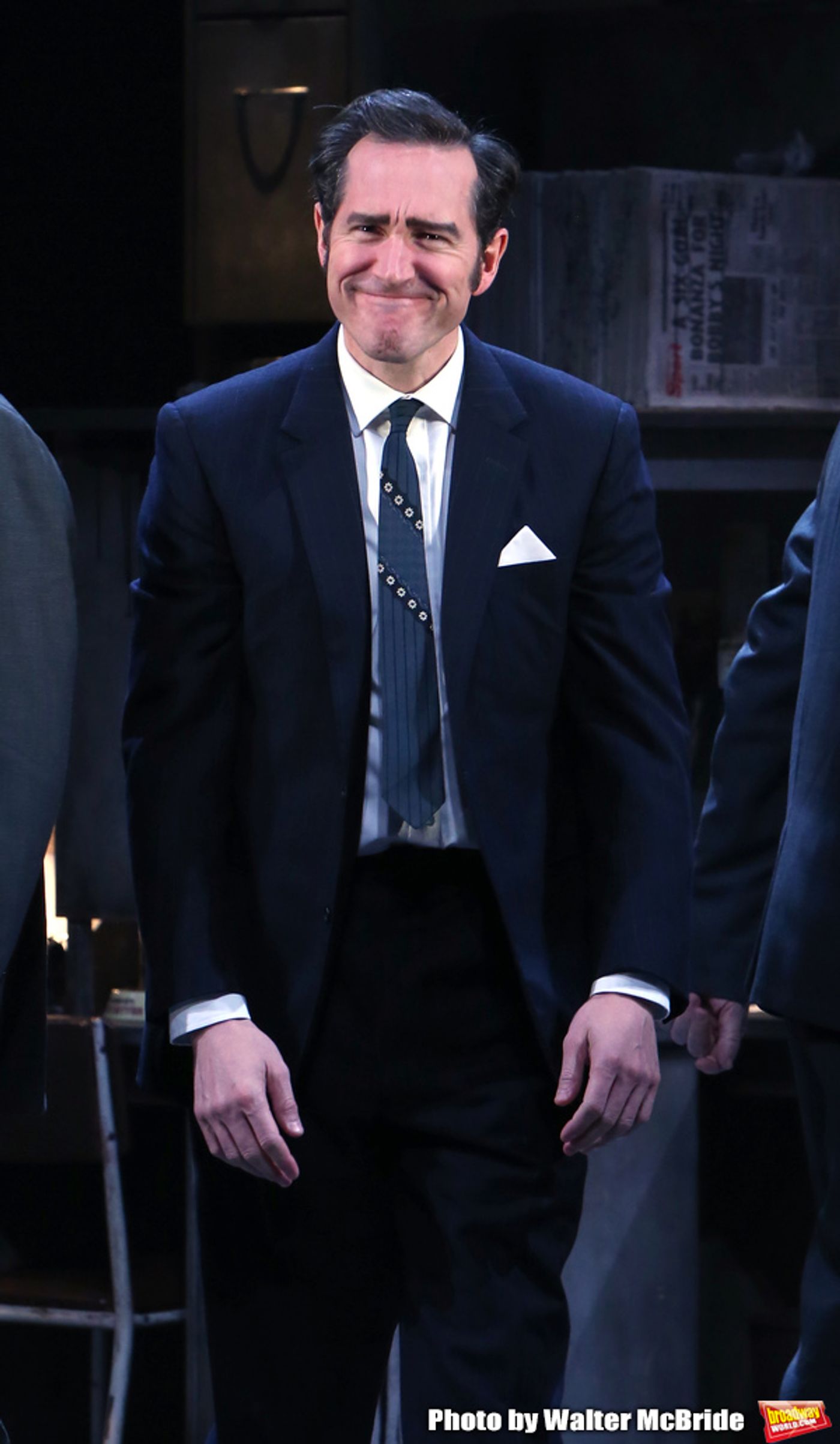 Photo Coverage: Johnny Lee Miller, Bertie Carvel, and the Cast of INK Takes Their Opening Night Bows!  Image