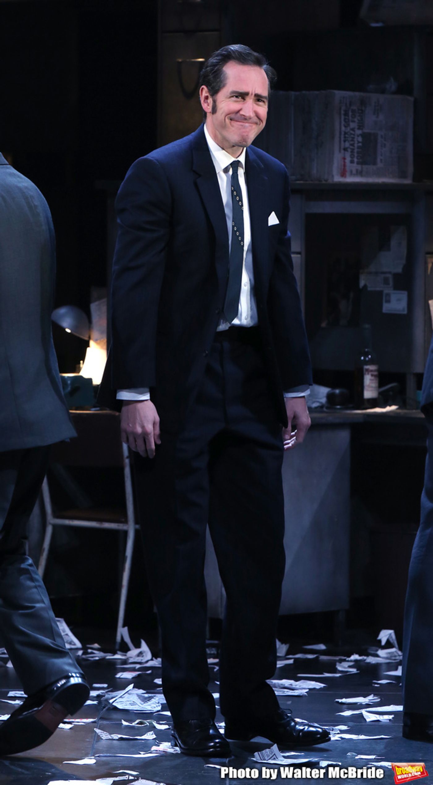 Photo Coverage: Johnny Lee Miller, Bertie Carvel, and the Cast of INK Takes Their Opening Night Bows!  Image