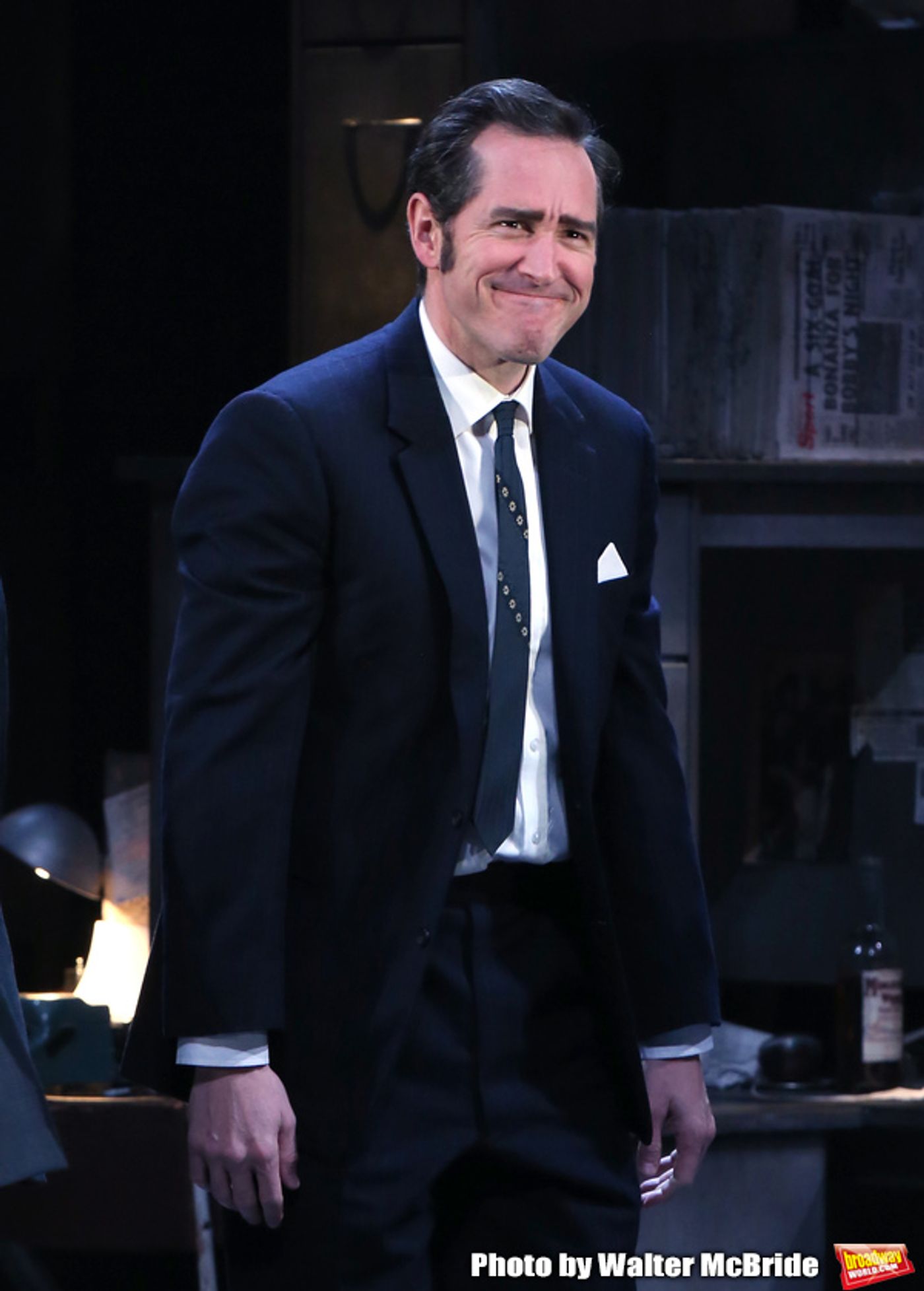 Photo Coverage: Johnny Lee Miller, Bertie Carvel, and the Cast of INK Takes Their Opening Night Bows!  Image