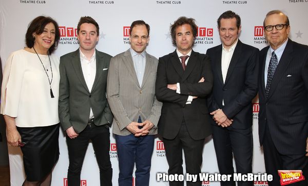Lynne Meadow, James Graham, Jonny Lee Miller, Rupert Goold, Bertie Carvel and Barry G Photo