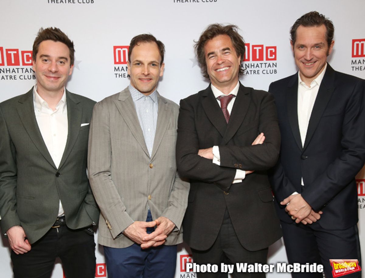 James Graham, Jonny Lee Miller, Rupert Goold abd Bertie Carvel at 