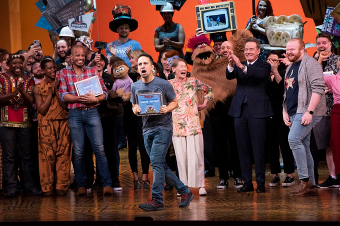 Photo Flash: COME FROM AWAY, BE MORE CHILL, FROZEN, and More Participate in the 2019 Easter Bonnet Competition  Image