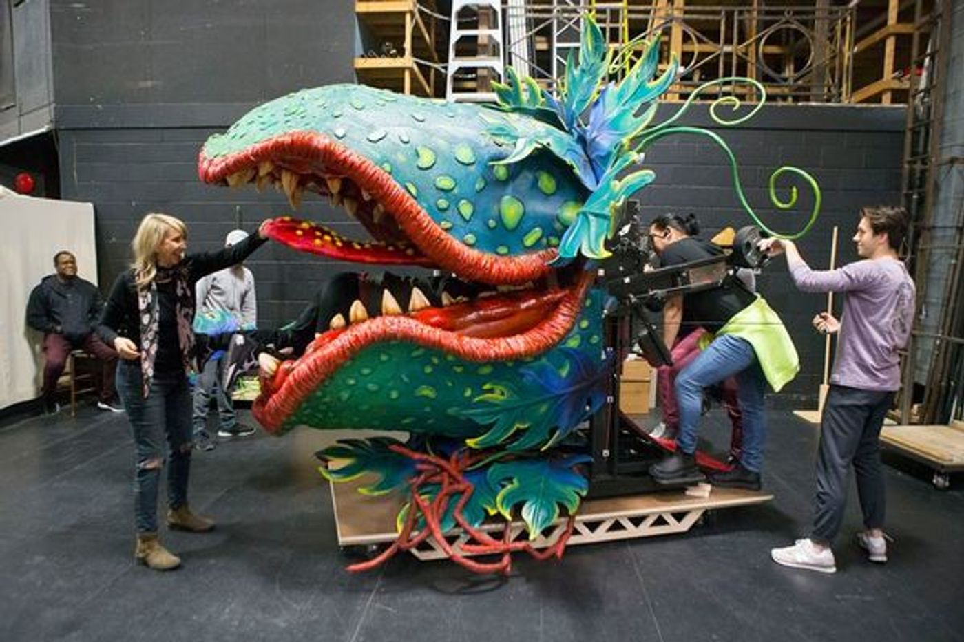 Photo Flash: Go Inside Rehearsals For LITTLE SHOP OF HORROS at Stratford  Image