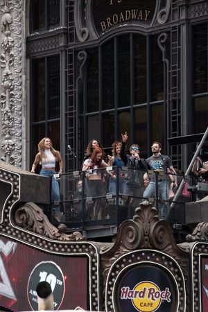 Justin Matthew Sargent, Lauren Zakrin, Mitch Jarvis, Katie Webber, Tessa Alves, and Jennifer Rias
@ BroadwayWorld Justin Matthew Sargent, Lauren Zakrin, Mitch Jarvis, Katie Webber, Tessa Alves, and J Photo