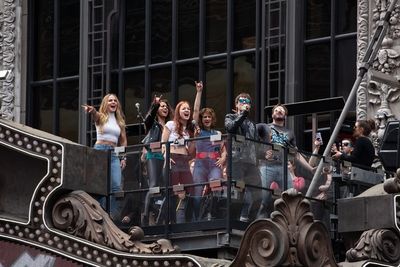 Justin Matthew Sargent, Lauren Zakrin, Mitch Jarvis, Katie Webber, Tessa Alves, and J Photo