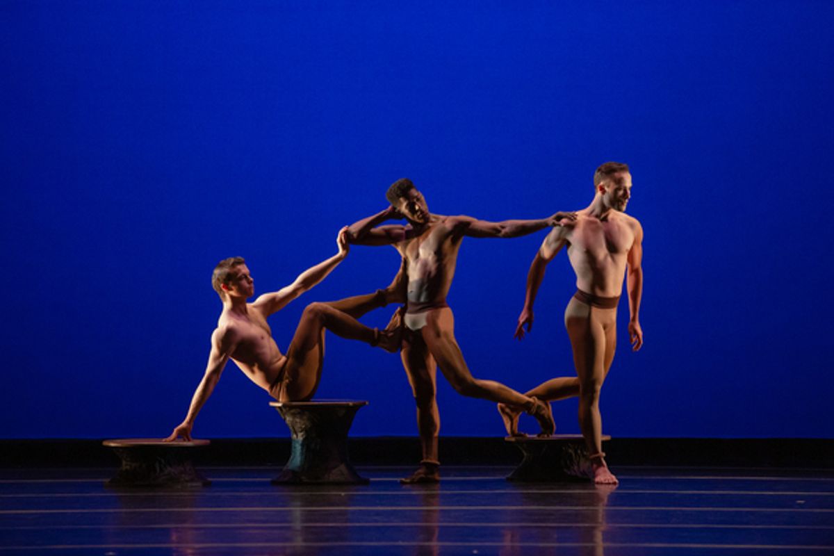 Llyod Mayor, Llyod Knight and Alessio Crognale in Martha Graham's Secular Games. Photo by Luis Luque. at 
