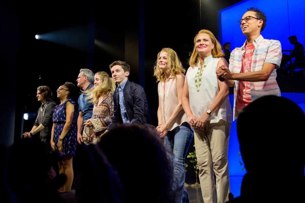 Alex Boniello, Phoenix Best, Michael Park, Mallory Bechtel, Andrew Barth Feldman, Lisa Brescia, Jennifer Laura Thompson, Sky Lakota-Lynch at 