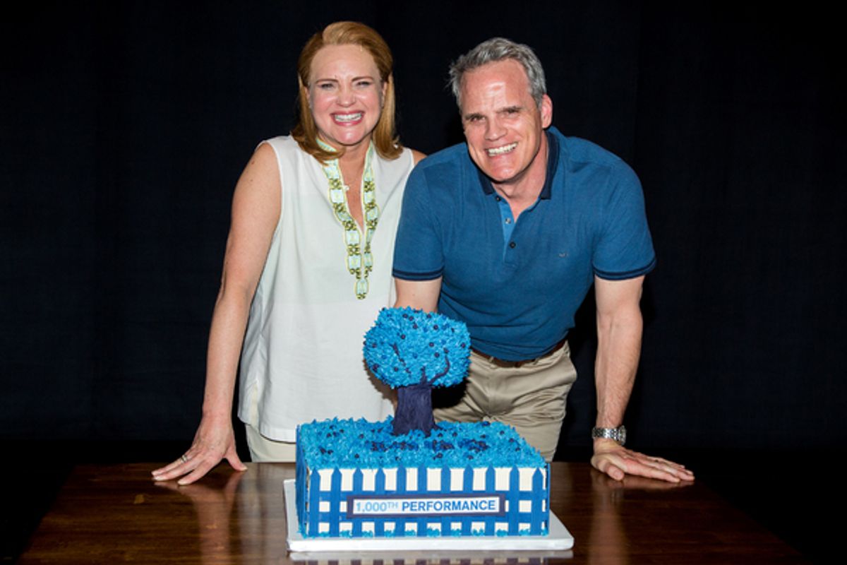 Jennifer Laura Thompson, Michael Park at 