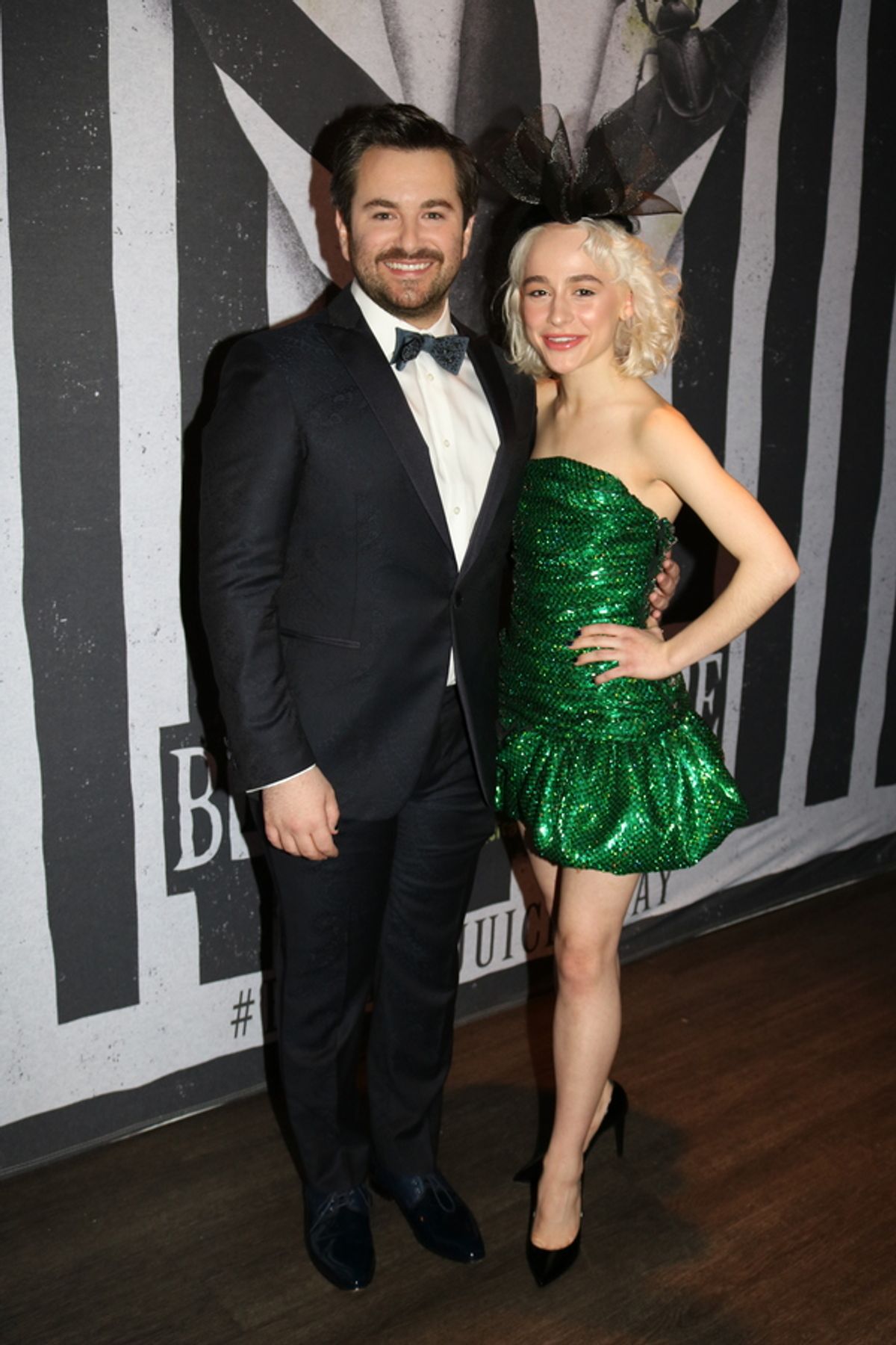 Alex Brightman and Sophia Anne Caruso at 