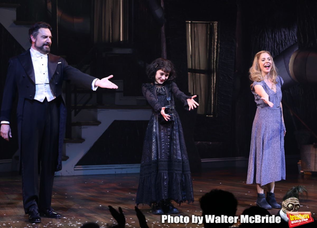 Adam Dannheisser, Sophia Anne Caruso and Kerry Butler  at 