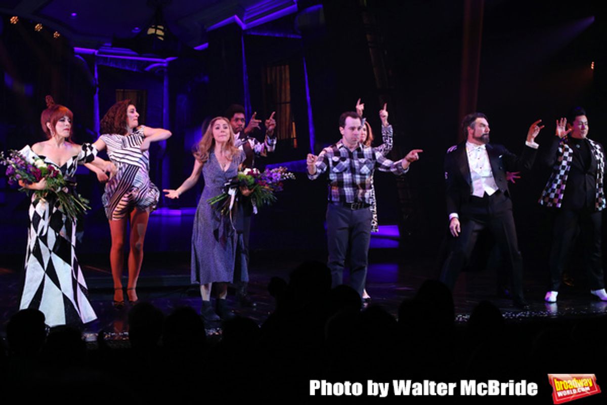 Leslie Kritzer, Kerry Butler, Rob McClure, Adam Dannheisser and Kelvin Moon Loh  at 