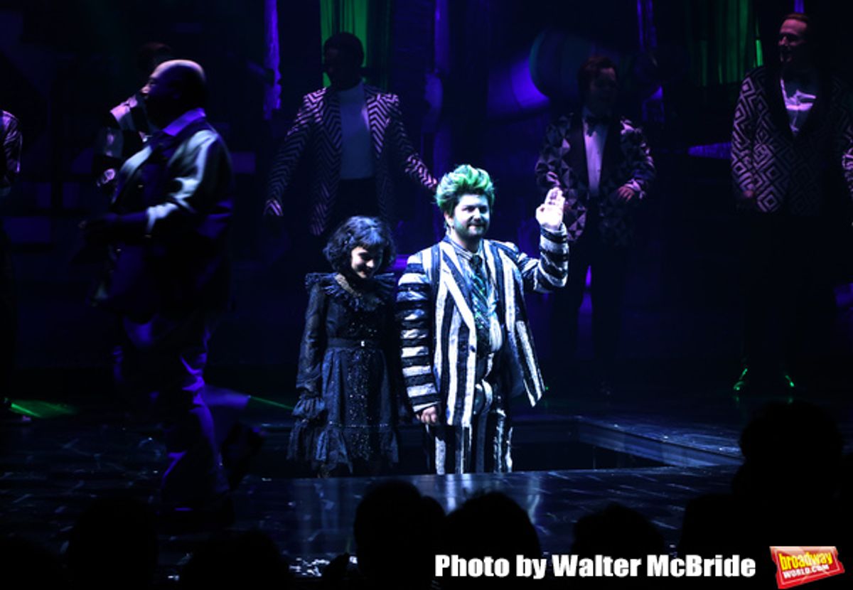 Sophia Anne Caruso and Alex Brightman at 