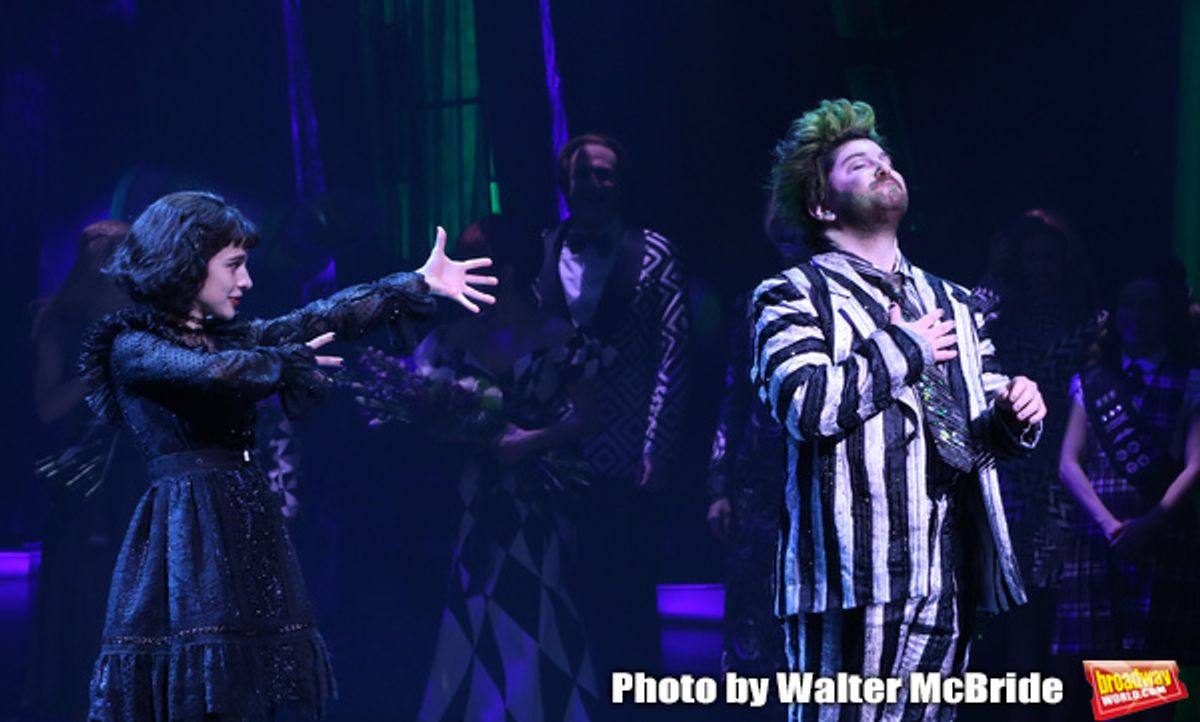 Sophia Anne Caruso and Alex Brightman at 