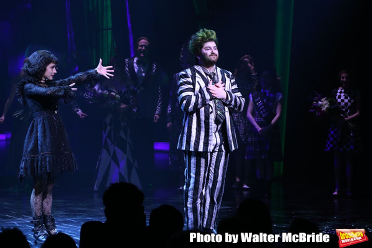 Sophia Anne Caruso and Alex Brightman at 