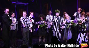 Adam Dannheisser, Rob McClure, Sophia Anne Caruso, Alex Brightman, Kerry Butler, Lesl Photo