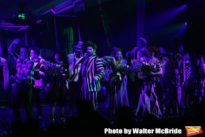  Rob McClure, Sophia Anne Caruso, Alex Brightman, Kerry Butler, Leslie Kritzer and Ji Photo