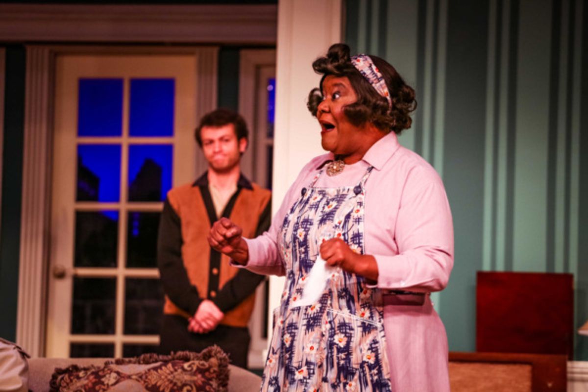 Danny (Joel Thomas) & Mrs. Dorgan (Robin McGee) at 