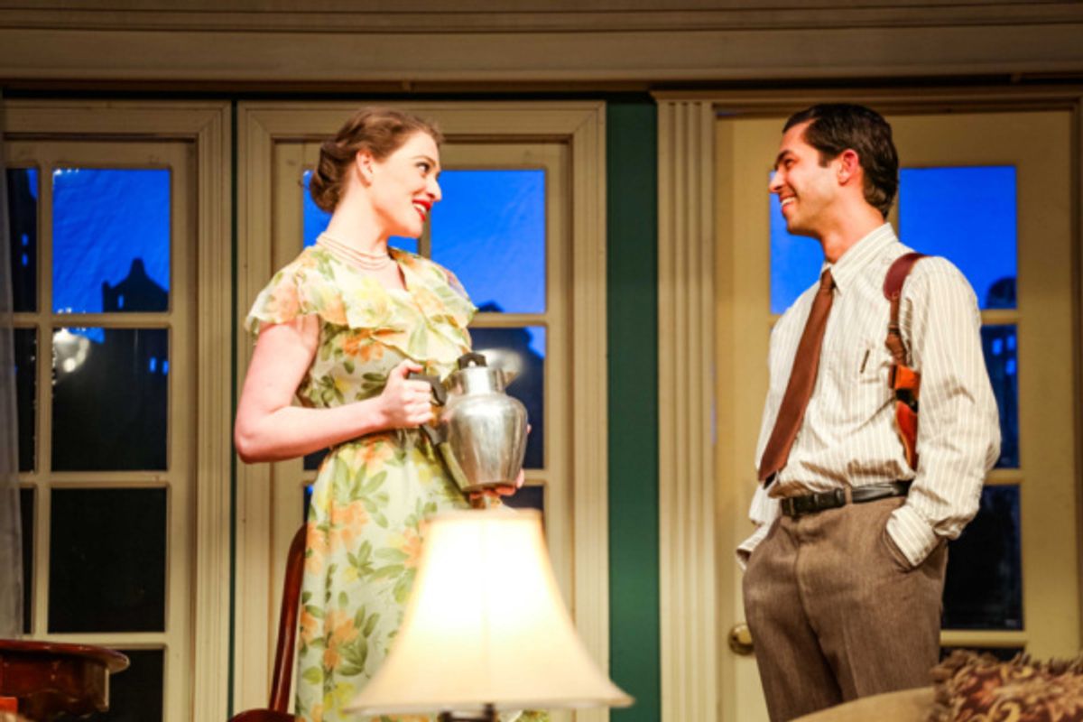 A Girl (Victoria Ashley) & McPherson (Rodman Bolek) at 