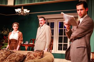 A Girl (Victoria Ashley), Lydecker (Ben Stahl) & McPherson (Rodman Bolek) Photo