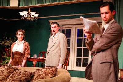 A Girl (Victoria Ashley), Lydecker (Ben Stahl) & McPherson (Rodman Bolek) Photo