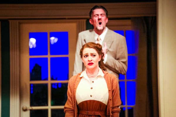 A Girl (Victoria Ashley) & Lydecker (Ben Stahl) Photo