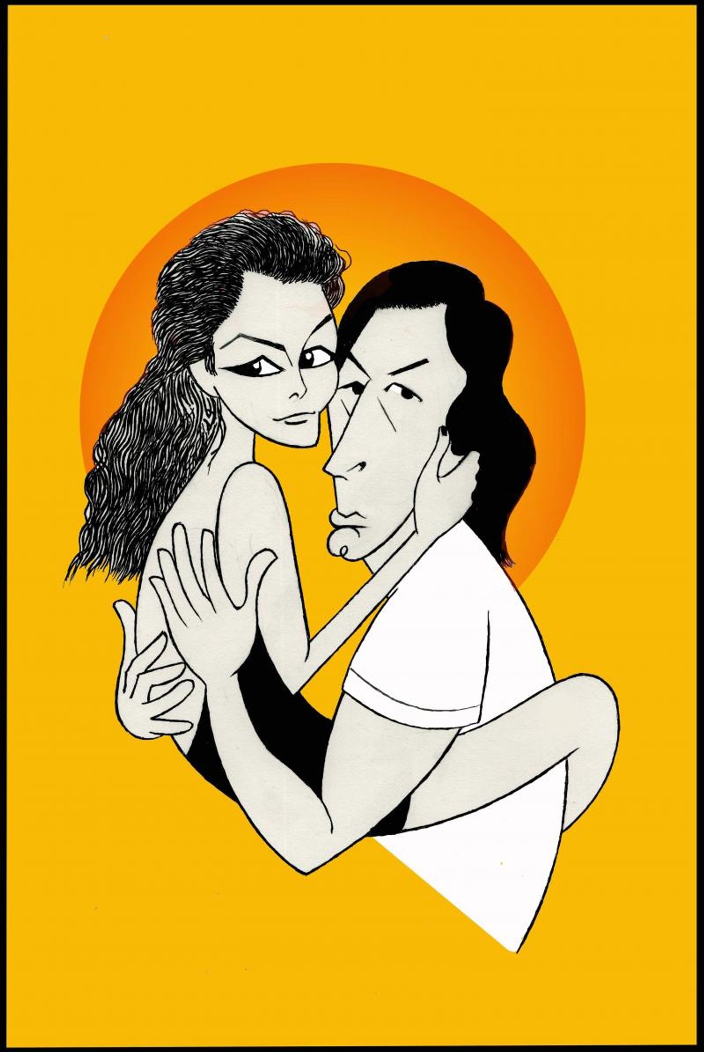 BWW Exclusive: Ken Fallin Draws the Stage - BURN THIS BWW Exclusive: Ken Fallin Draws the Stage - BURN THIS Image