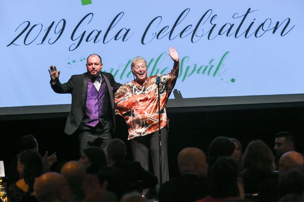 Executive Director Andrew Frank and Artistic Director Barbara Zinn Krieger Photo