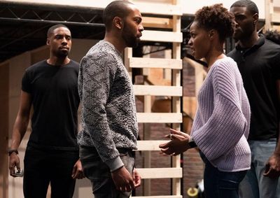Grantham Coleman, Jeremie Harris, Margaret Odette, and Denzel Fields Photo