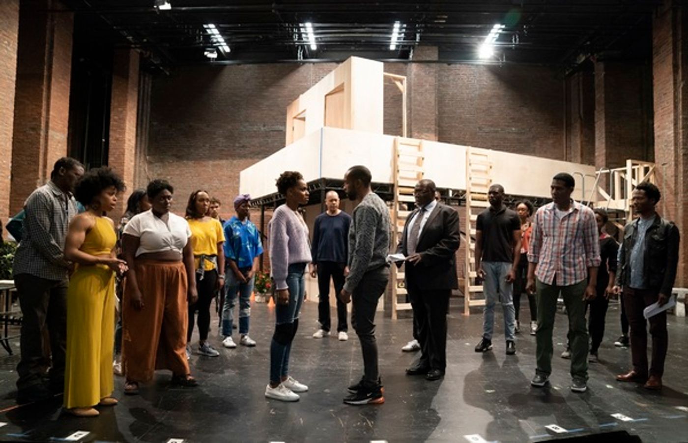 Photo Flash: In Rehearsal For Shakespeare in the Park's MUCH ADO ABOUT NOTHING  Image