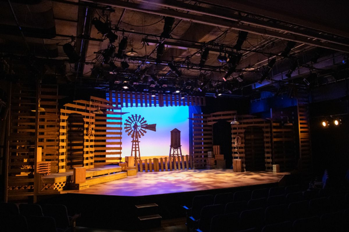 Set Design and Scenic Artistry by Brian Watson; Lighting Design by Michael Palumbo at 