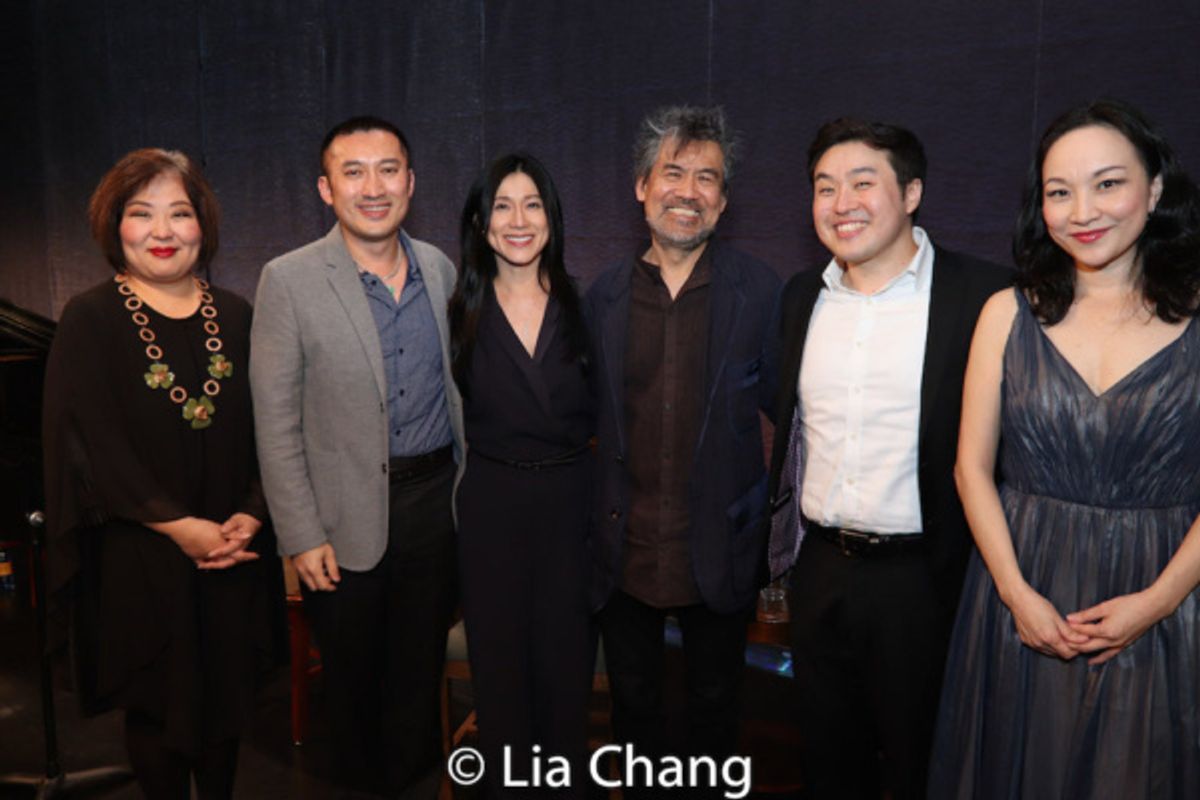 Guang Yang, Huang Ruo, Dr. Agnes Hsu-Tang, David Henry Hwang, Andrew Stenson, Fang-Tao Jiang at 