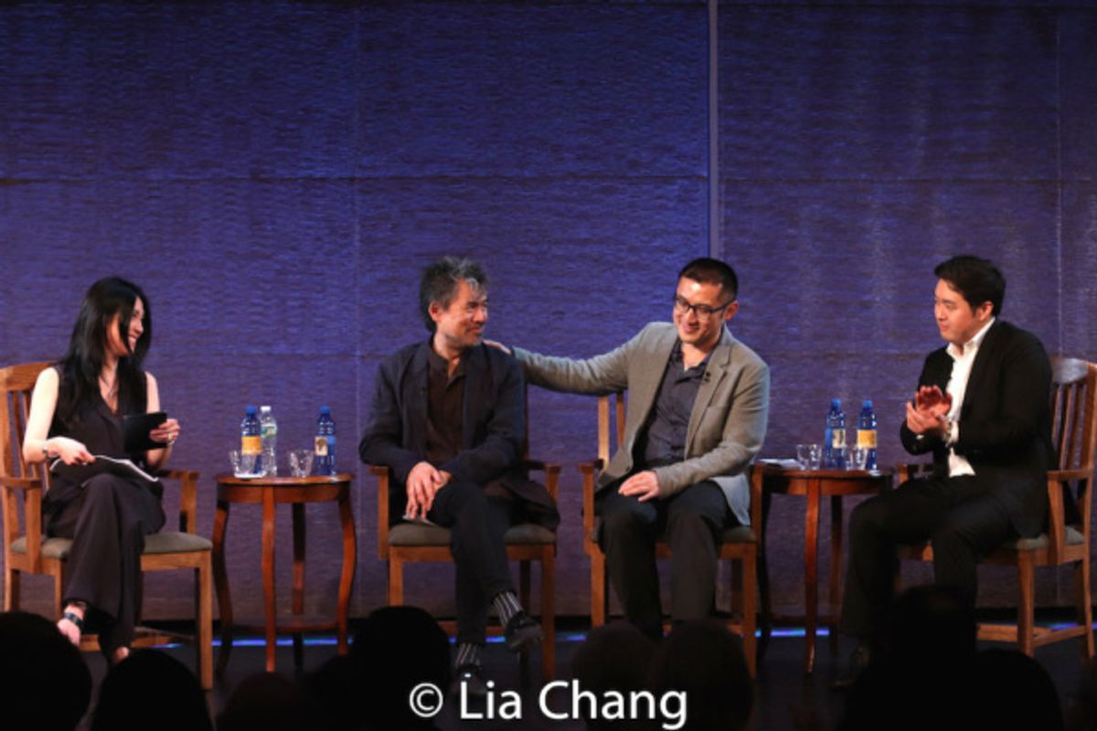 Dr. Agnes Hsu-Tang, David Henry Hwang, Huang Ruo, Andrew Stenson at 