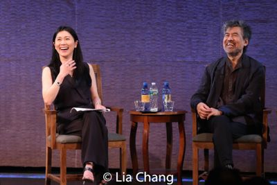 Dr. Agnes Hsu-Tang, David Henry Hwang Photo
