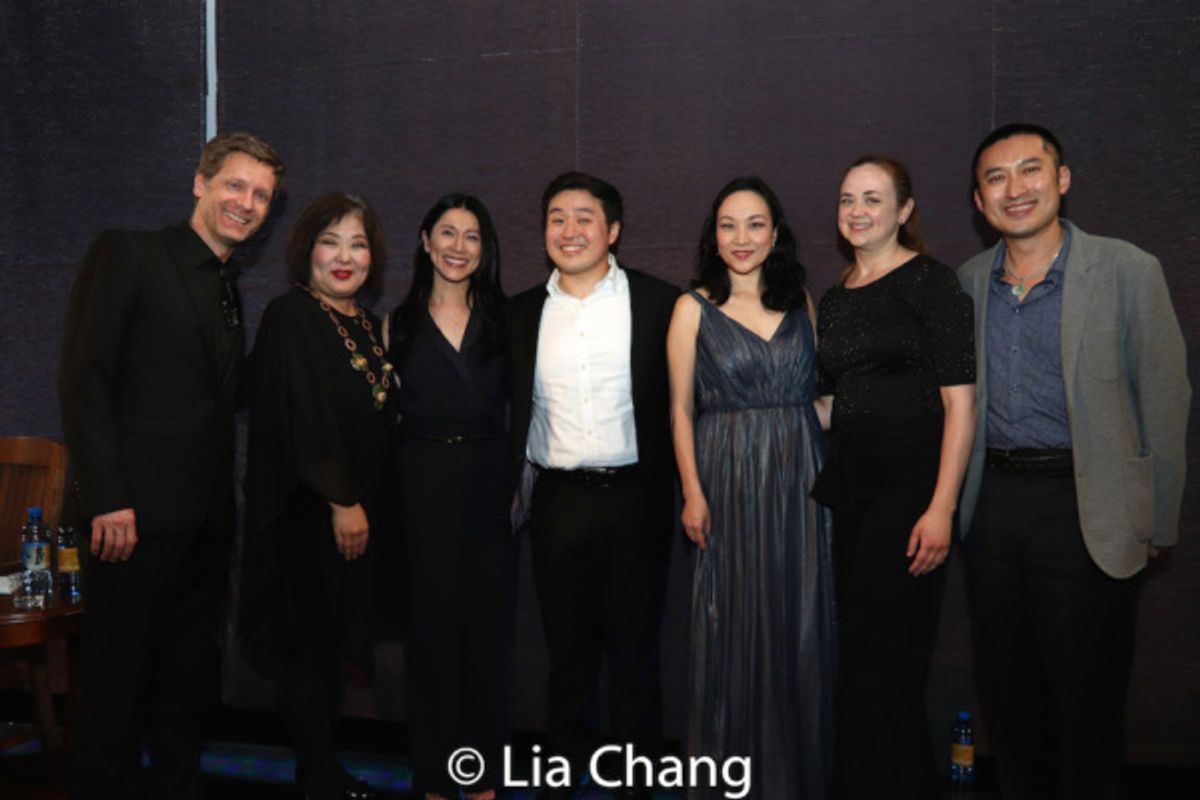 Steve Buck, Guang Yang, Dr. Agnes Hsu-Tang, Andrew Stenson, Fang-Tao Jiang, Shelley Monroe Huang and Huang Ruo at 