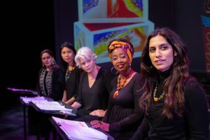 Zilah Mendoza, Joanne Nguyen, Meredith Baxter, Jennifer Leigh Warren and Ulka Simone  Photo