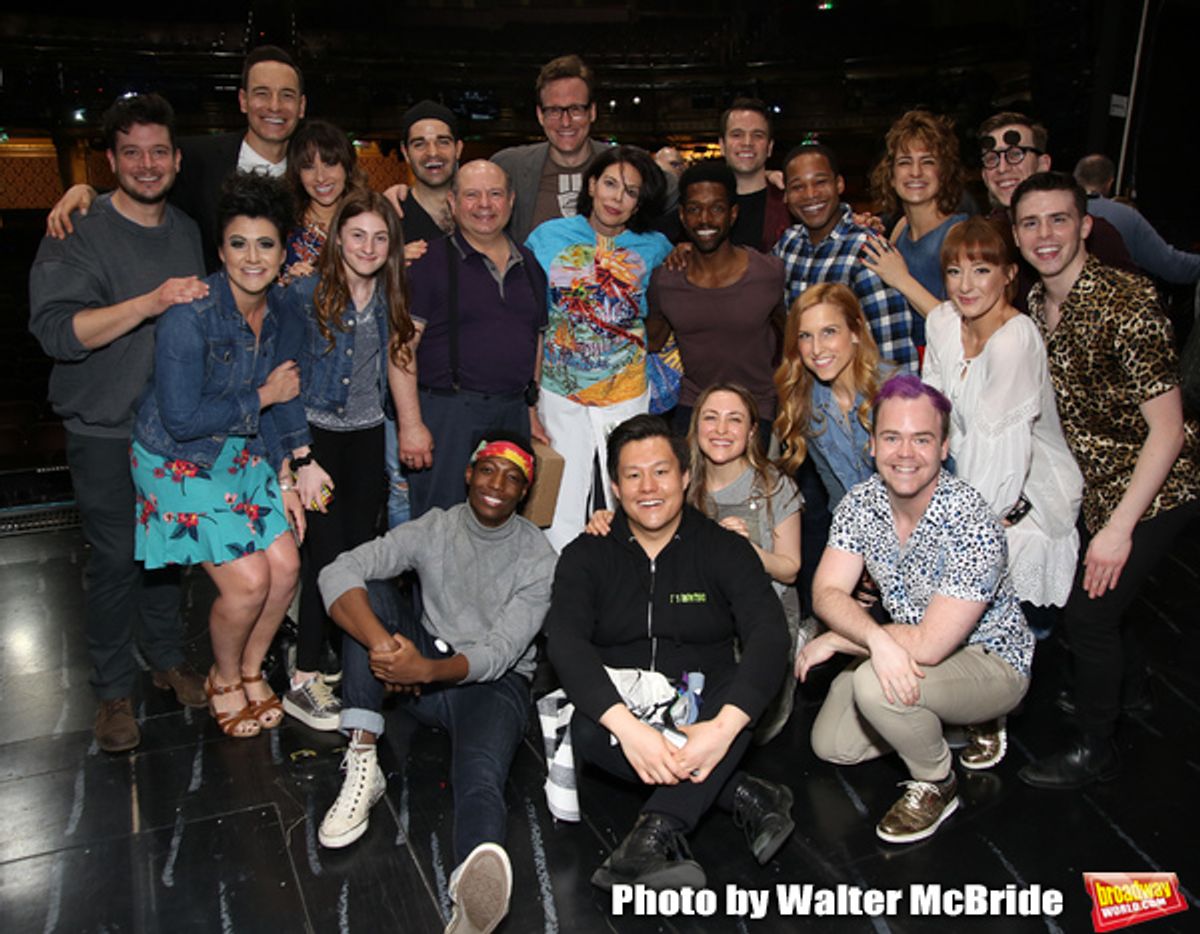 Jill Abramovitz with ensemble cast  at 