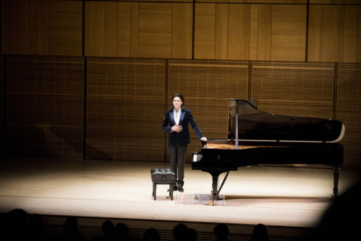 On April 12, 2019, Pianist Cong Bi Carnegie Hall Debut Concert at Zankel Hall. at 