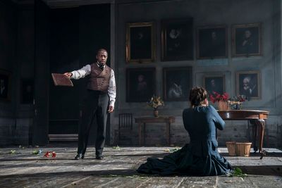 Giles Terera and Hayley Atwell Photo