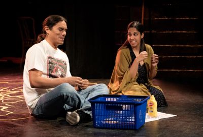 Dylan Carusona & Elizabeth Rolston in BOUND. Photo by Joe Velez. Photo