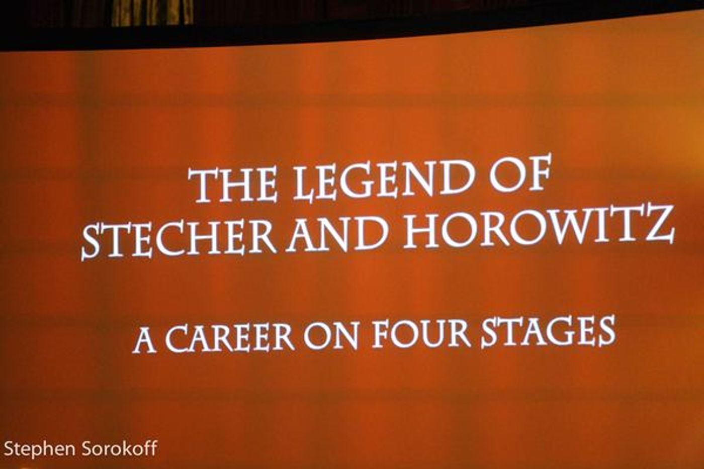 Photo Coverage: Music Icons Stecher & Horowitz Honored at 60th Anniversary Gala  Image